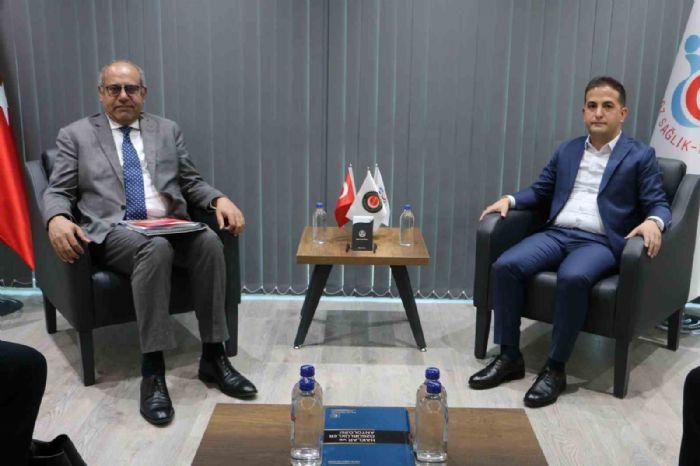 ILO Trkiye Ofisi Direktr Hassan, HAK- Diyarbakr l Bakan Akzm ile grt