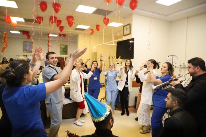 SANKO niversitesi Hastanesinde yeni yl kutland