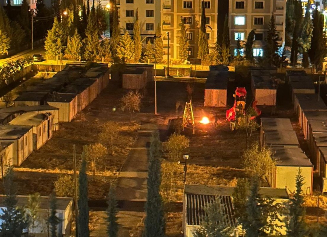Boş bırakılan konteyner kent, tehlikeli bir alana dönüştü