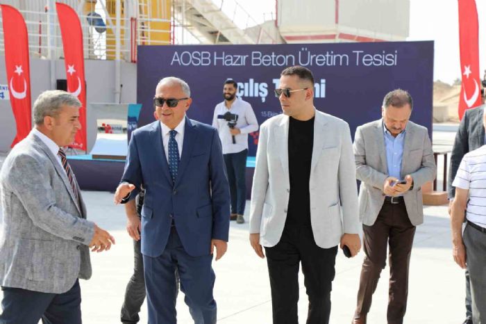 Adana OSB’de İkinci Beton Santrali Hizmete Girdi