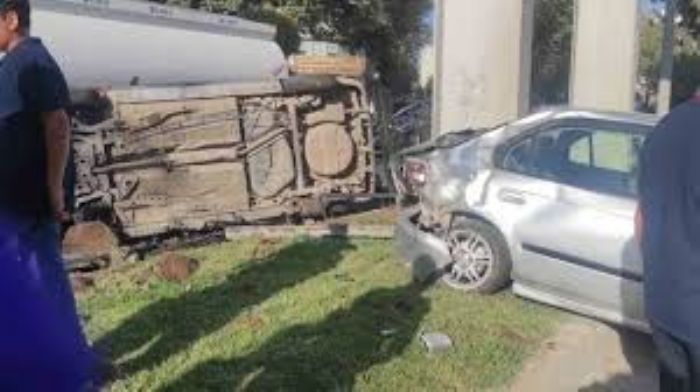 Adıyaman’da İki Otomobil Çarpıştı: Araç Takla Attı, 4 Kişi Hafif Yaralandı