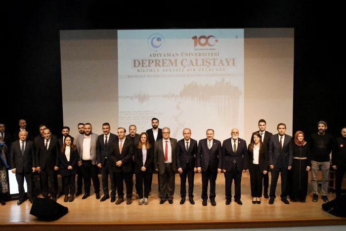 ADYÜ' de “Bilimle Afetsiz Bir Geleceğe” Temalı Deprem Çalıştayı