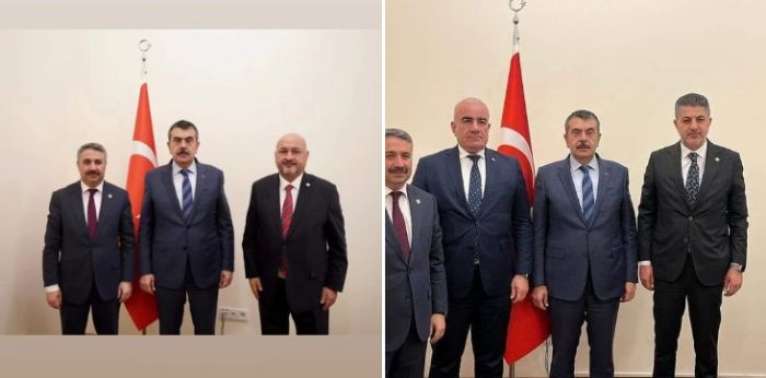 AK Parti Milletvekilleri Bakan Tekin’i Ziyaret Etti