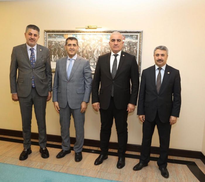 AK Parti Milletvekilleri Başkan İbrahim'i Ziyaret Etti