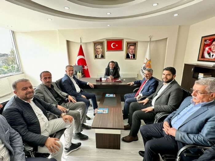 AK Parti Teşkilatı Başkan Çetinkaya’yı Ziyaret Etti