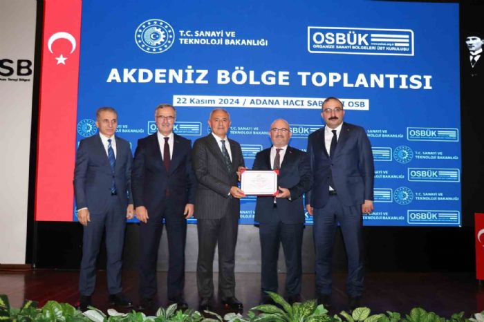 AOSB’ye “Yeşil OSB” belgesi