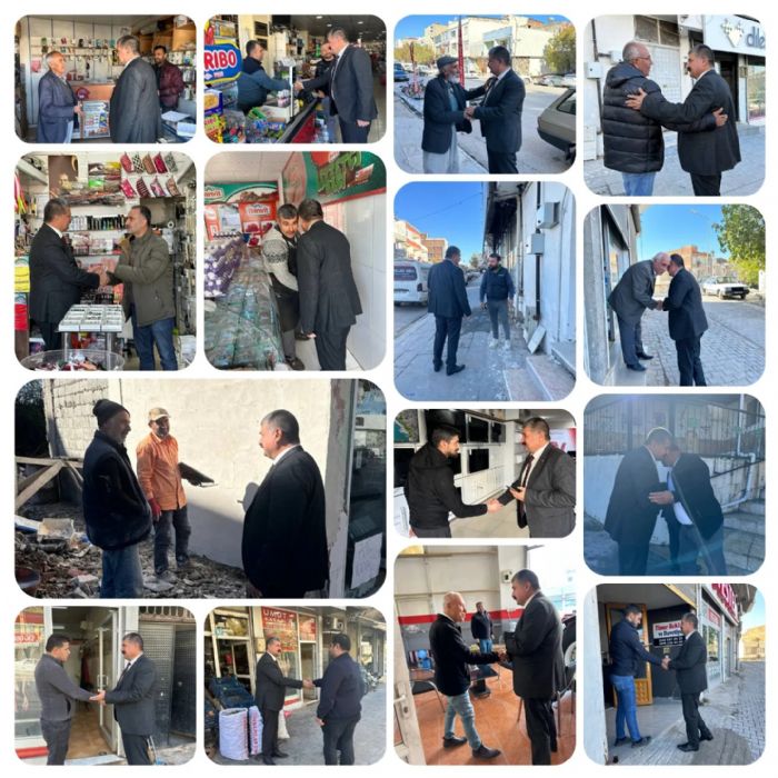 Başkan Aday Adayı Sümer Esnaf ve Vatandaşlarla buluştu
