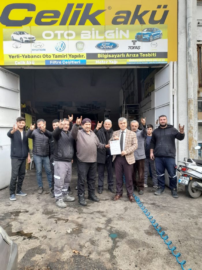Başkan Kaygusuz, Sanayi Esnafını Ziyaret Etti