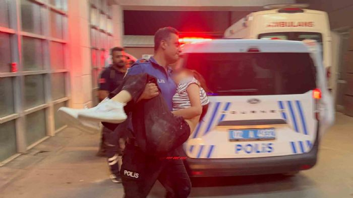 Baygınlık geçiren çocuk için polisler seferber oldu