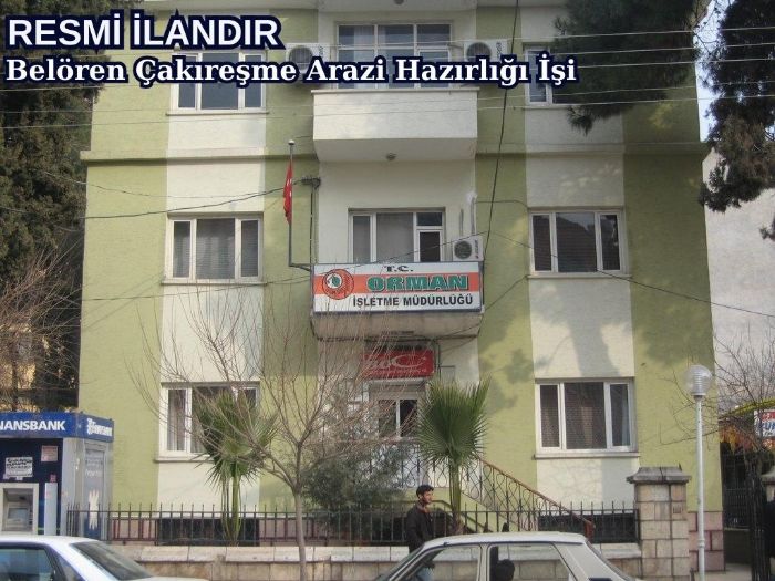 BELÖREN ÇAKIREŞME ARAZİ HAZIRLIĞI İŞİ