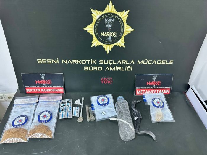 Besni’de uyuşturucu operasyonuna 14 gözaltı