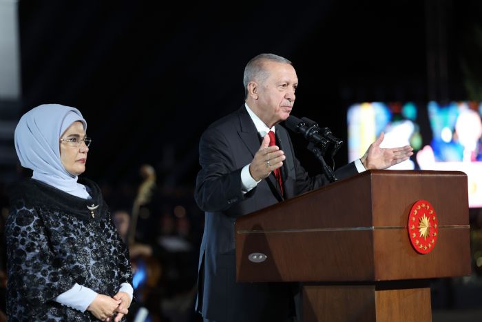 Cumhurbaşkanı Erdoğan: "Yıllarca kendi zaaflarını devletin siyaseti gibi sunanların devri kapanmıştır”