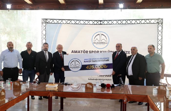 Dulkadiroğlu Belediyesi’nden amatör spora 425 bin lira destek