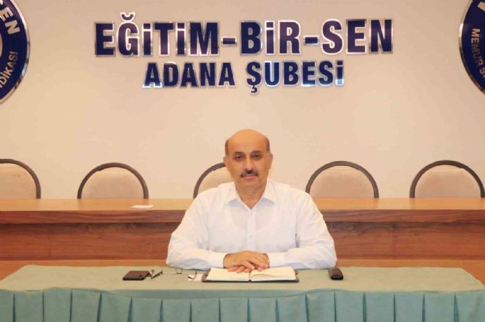 Eğitim-Bir-Sen Adana Şube Başkanı Sarıgeçeli: "Boykot ürünler kantinlerde yer almamalı"