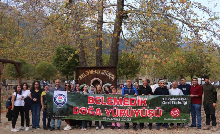 Eğitim-Bir-Sen Adana üyeleri Belemedik’te doğa yürüyüşü yaptı