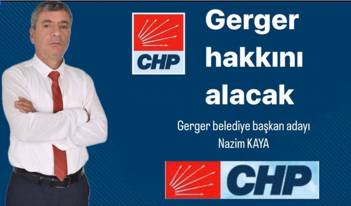 Gerger'de Değişim Rüzgarları Estiren CHP Adayı Nazım Kaya, Projelerini Tanıttı