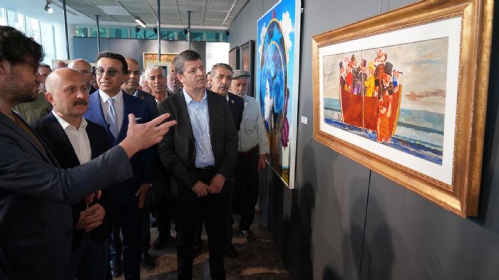 ‘İtalyan Ressamlar’ sergisi Adıyaman’da sanatseverlerle buluştu