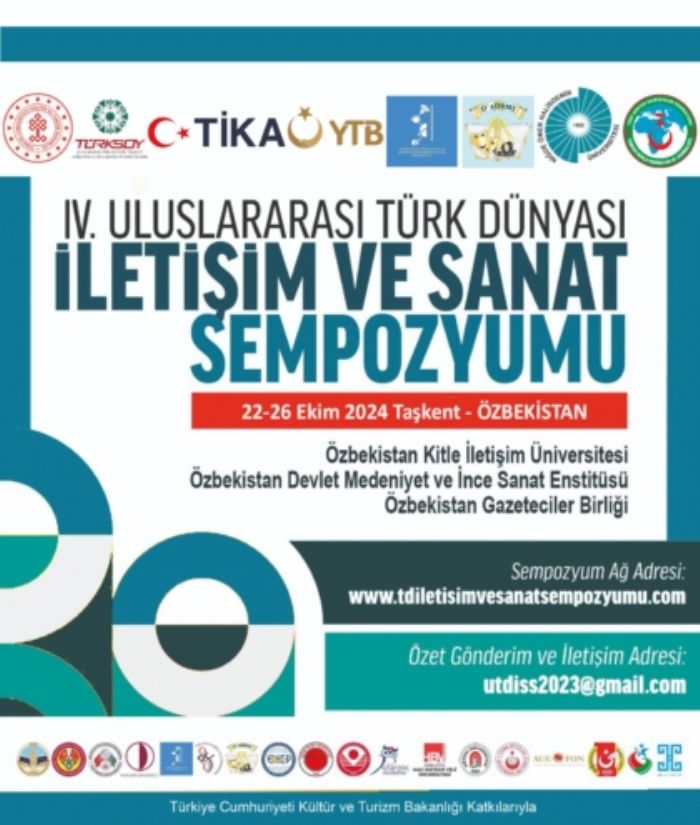 IV. Uluslararası Türk Dünyası iletişim ve sanat sempozyumu basın bildirisi