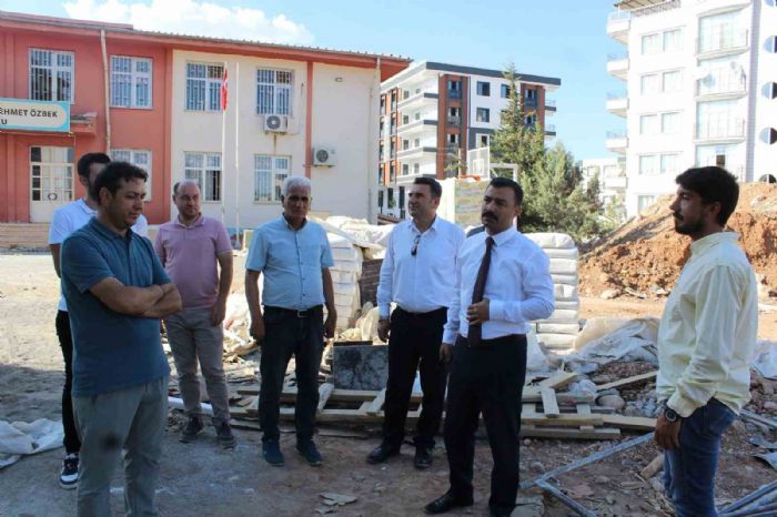 Kaymakam Soysal, eğitim yatırımlarını inceledi