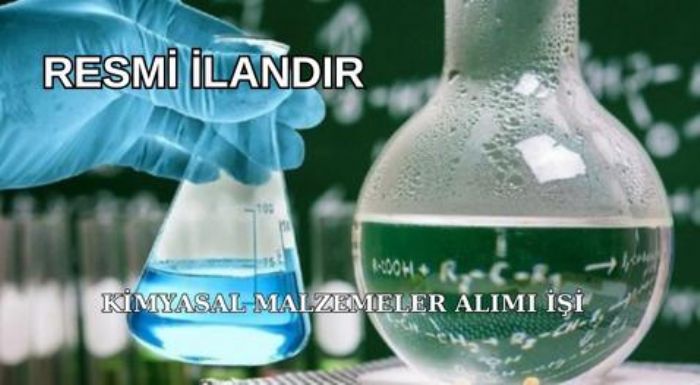 KİMYASAL MALZEMELER ALIMI İŞİ