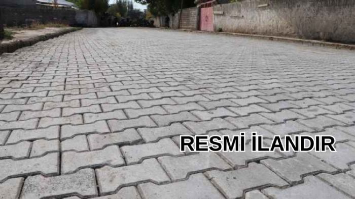 PARKE TAŞI DÖŞENMESİ İŞİ YAPTIRILACAKTIR