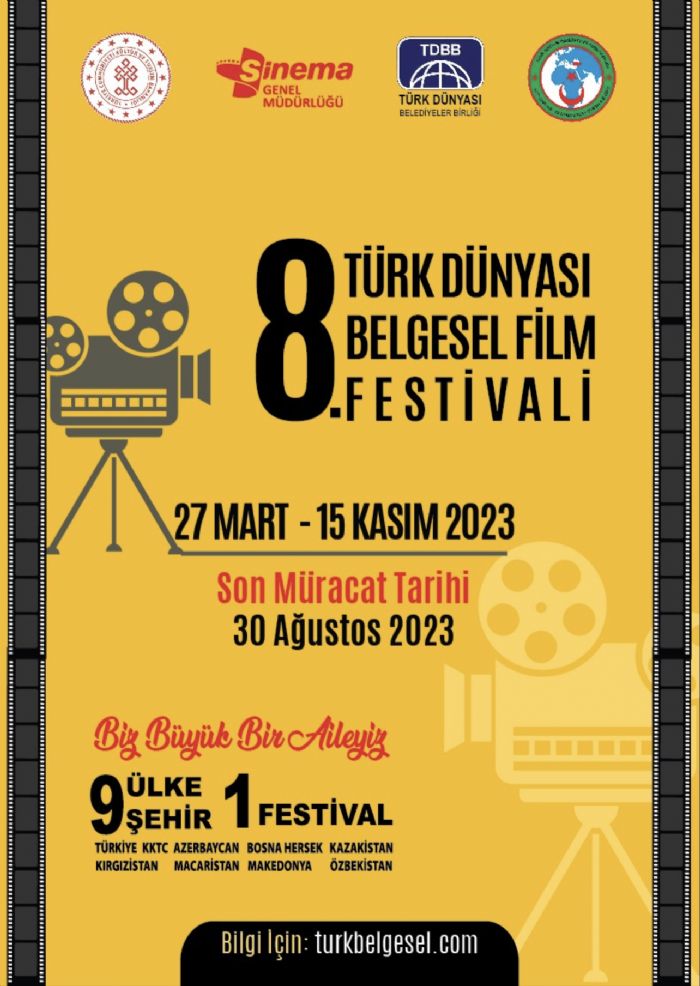 TÜRK DÜNYASINDA KÜLTÜR ŞÖLENİ BAŞLIYOR 8.TDBFF MÜRACAATLARI BAŞLADI      SON MÜRACAAT 30 AĞUSTOS 2023