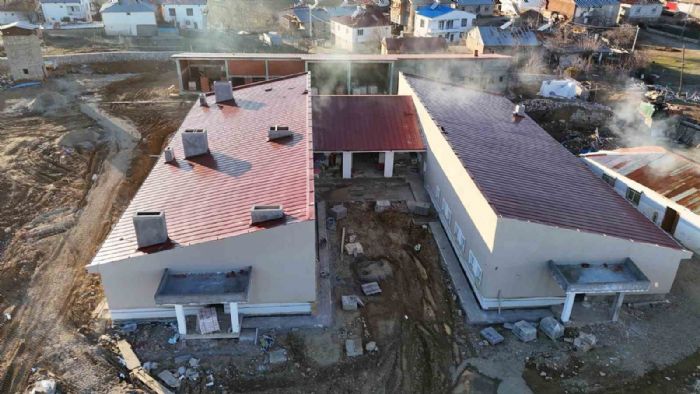 Üçocak Jandarma Karakolu’nun inşa çalışmaları sürüyor